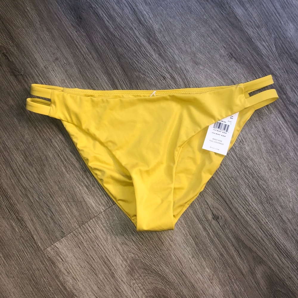COPY - 💛 RVCA Large Yellow Bikini Bottom NWT